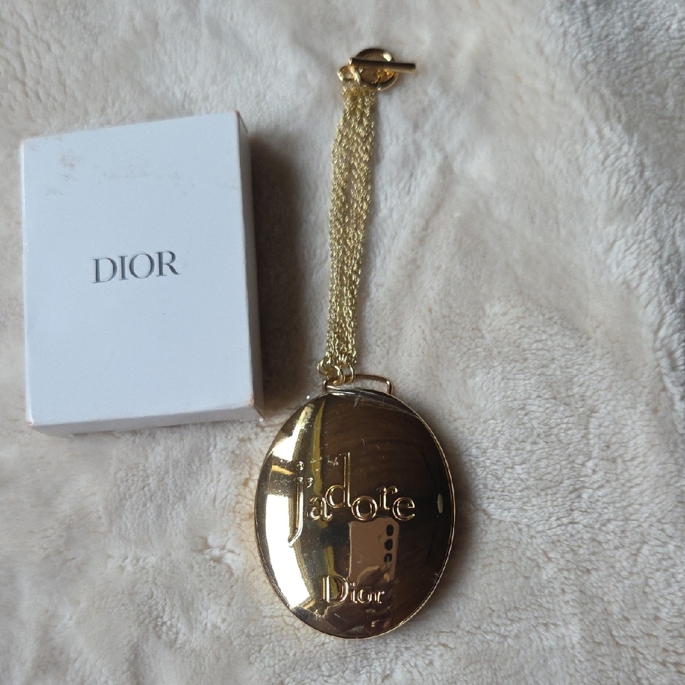 Dior‎ Gold J'adore Mirror Bag Charm